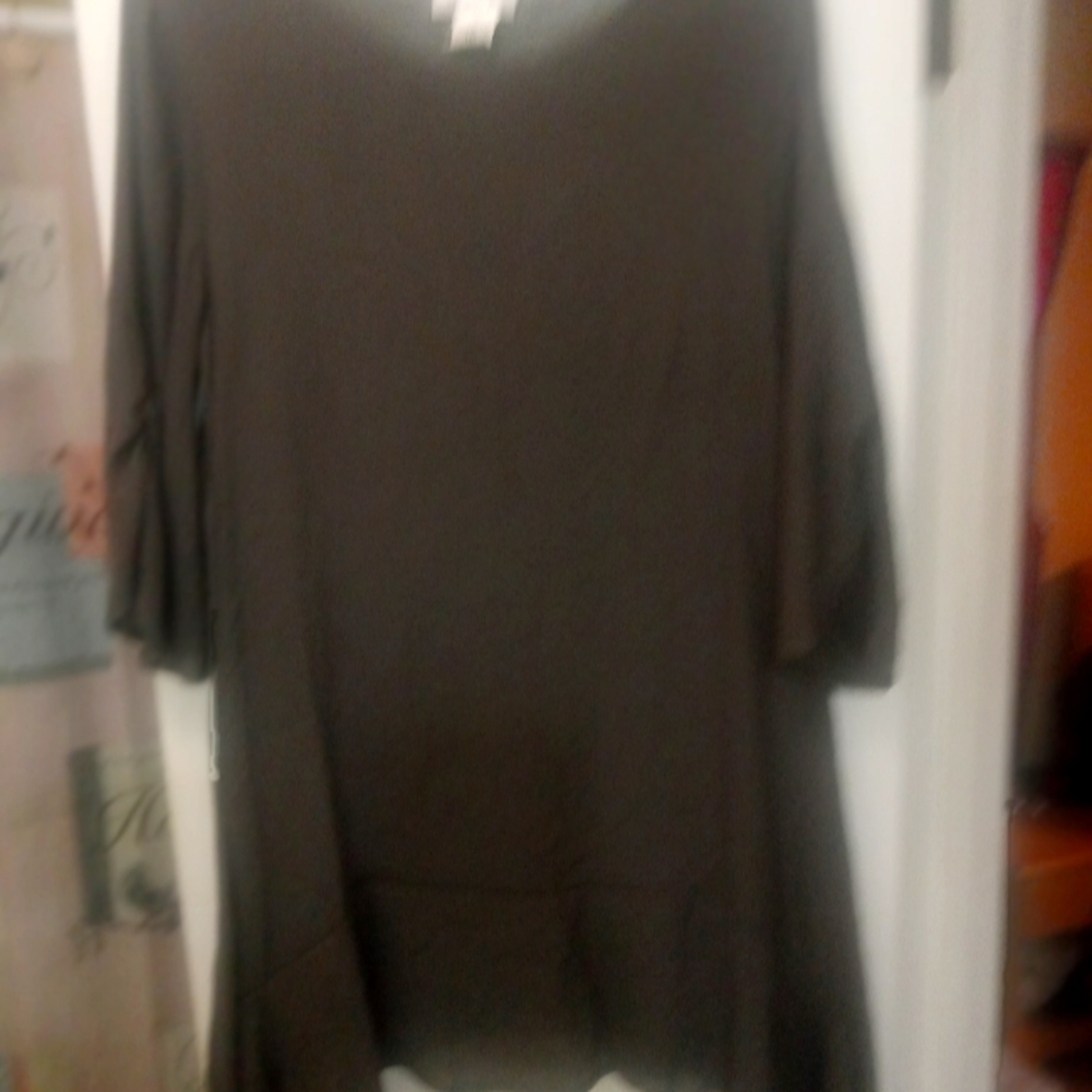 Gray Boutique Top